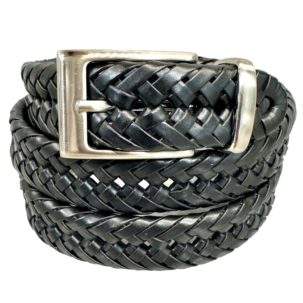 New‎ Dockers Men's Big & Tall Leather Adjustable Braided Belt XL 42-44 11DK0453